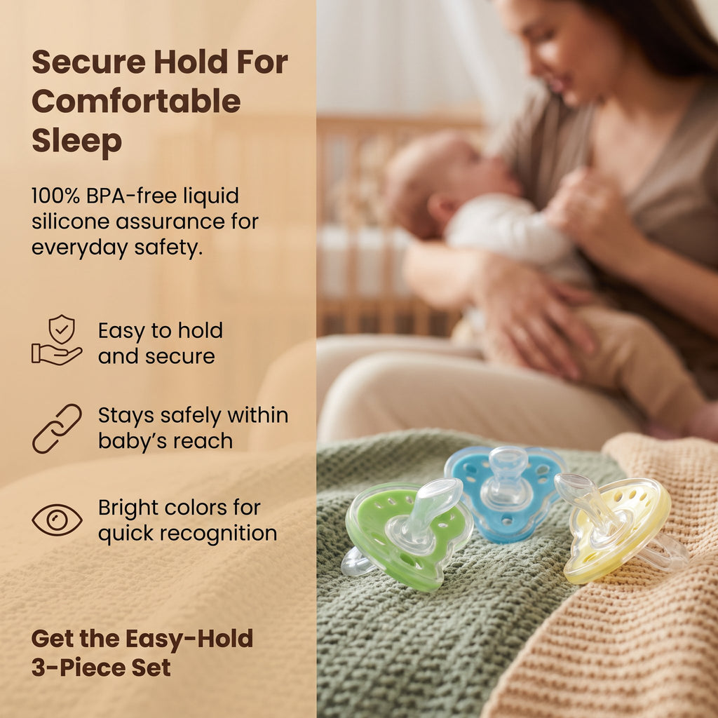 Baby Products Full Silica Gel Pacifier Two-color Liquid Silicone Sleep Comfort Baby Pacifier Baby