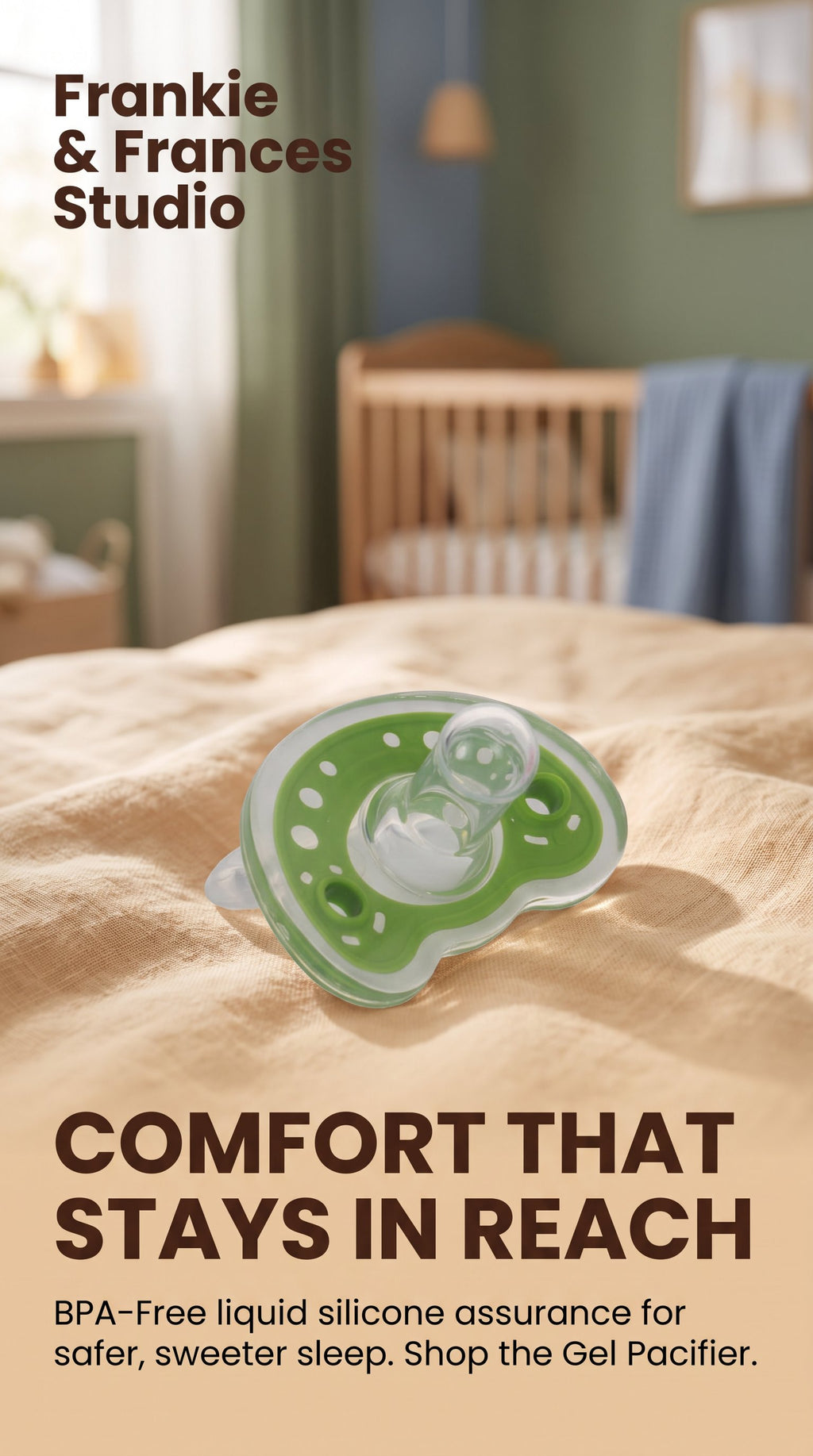 Baby Products Full Silica Gel Pacifier Two-color Liquid Silicone Sleep Comfort Baby Pacifier Baby