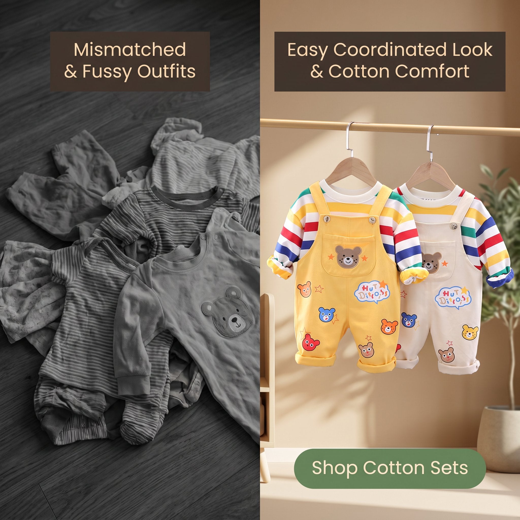 Boys' Top Overalls Suit